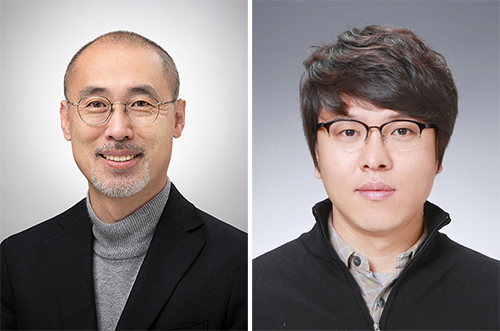 한국과학자상 수상한 안지훈 교수(왼쪽)와 젊은과학자상을 수상한 노준홍 교수(오른쪽)