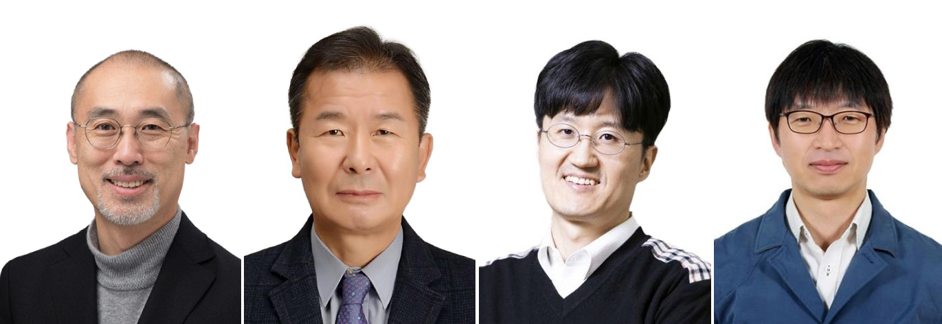 왼쪽부터 안지훈, 이우균, 박홍규, 최원식 교수